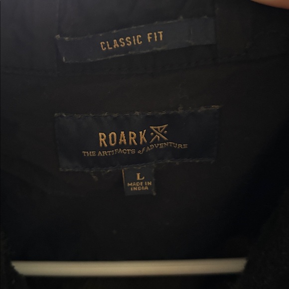 Roark Black and Gray Patterned Shirt Jacket - Picture 3 of 3